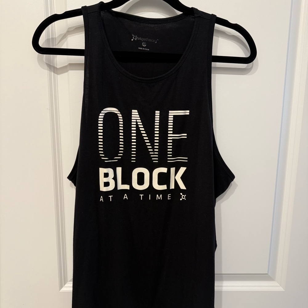 Black Orange Theory Fitness Tank